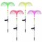 4 Packs Solar Jellyfish Lights Outdoor Waterproof Night Light 7 Colors Changing